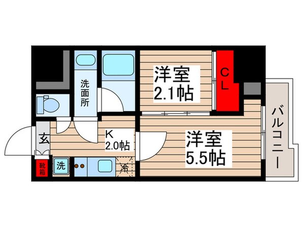 SYFORME亀戸の物件間取画像